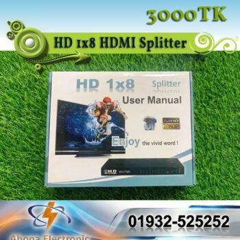 HD 1x8 HDMI Splitter (1 Input 8 Output) – Full HD 1080P & 3D Support