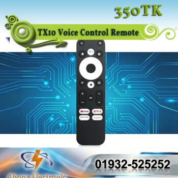 TX10 Voice Control Remote for Android TV Box – with Google Assistant & Netflix Button