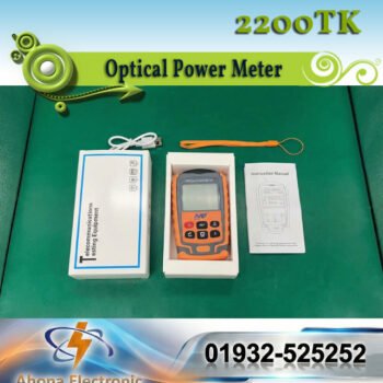 Rechargeable Optical Power Meter with VFL & LED Light – Fiber Optic Cable Tester