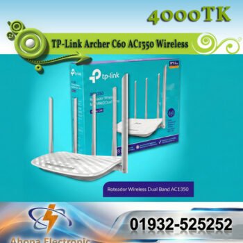 TP-Link Archer C60 AC1350 Wireless Dual Band Router (5 Antenna) – MU-MIMO Supported