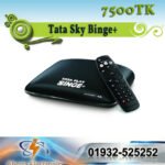 Tata Sky Binge+ Android Smart Set Top Box (4K) – Live TV & OTT Combo Receiver