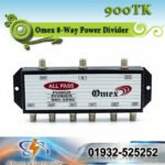 Omex 8-Way Power Divider / Satellite Splitter (1 In 8 Out) – All Ports Power Pass
