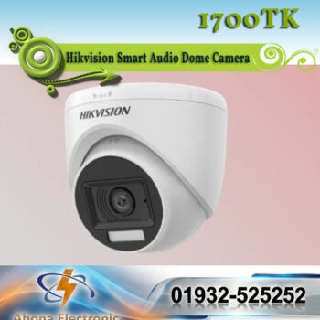 Hikvision Smart Hybrid Light Audio Dome Camera – IR & Color Night Vision (Dual Light)